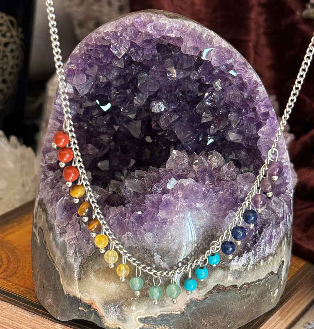 Collar de los 7 Chakras con Minerales Naturales - Imagen 2